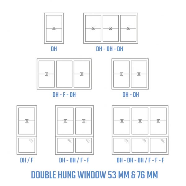 double hung window